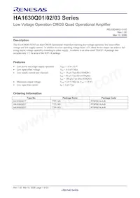 HA1630Q03TELL-E Datasheet Page 3