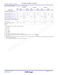 HA7-2525-5 Datasheet Page 4
