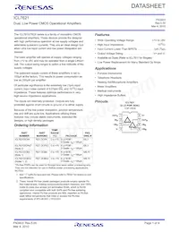 ICL7621DCPA Datasheet Cover