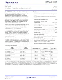 ICL7650SCBA-1T Datasheet Cover