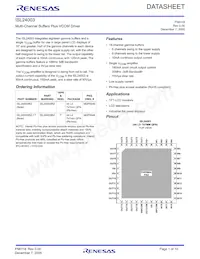 ISL24003IRZ-T7 Datasheet Cover