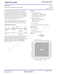 ISL24003IRZ-T7 Datasheet Copertura