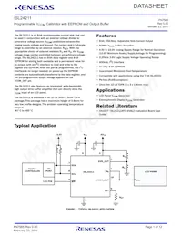 ISL24211IRTZ Datasheet Cover