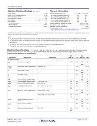 ISL28190FRUZ-T7 Datasheet Page 5