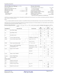 ISL28197FRUZ-T7 Datasheet Page 2