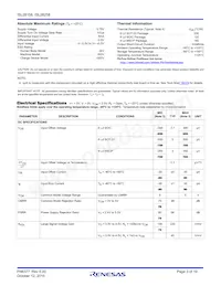 ISL28258FUZ Datasheet Page 3
