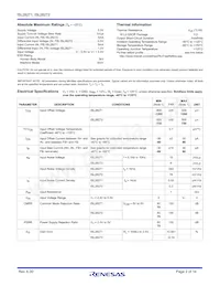 ISL28271FAZ-T7 Datasheet Page 2
