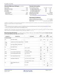 ISL28488FAZ Datasheet Page 3