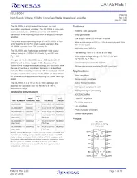ISL55004IB-T7 Datasheet Cover