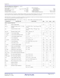 ISL59114IRUZ-T7數據表 頁面 2