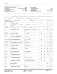 ISL59115IRUZ-T7 Datasheet Page 2