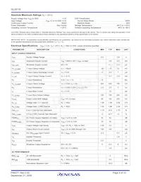 ISL59116IIZ-T7 Datasheet Page 2