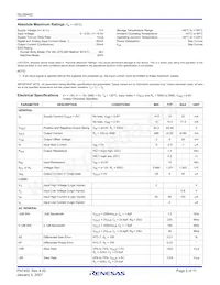 ISL59442IBZ-T7 Datasheet Page 2