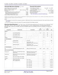 ISL59602IRZ-T7A Datasheet Page 6