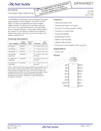 ISL59830IA-T7 Datasheet Cover