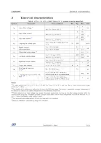LM2903WHYST Datasheet Page 5