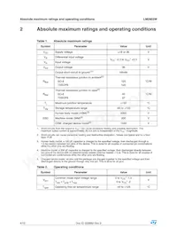 LM2903WYDT Datasheet Page 4
