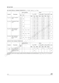 M74HC368B1R Datasheet Pagina 4