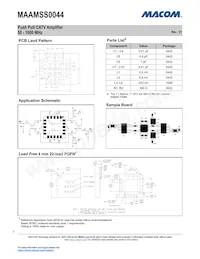 MAAMSS0044TR Datasheet Page 3