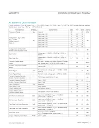 MAX3519ETP+T Datasheet Page 3