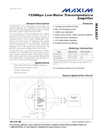 MAX3657ETC+T Datenblatt Cover