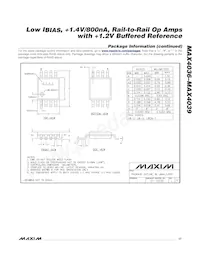 MAX4038AAUA+ Datasheet Page 17