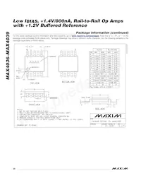 MAX4038AAUA+ Datasheet Page 20