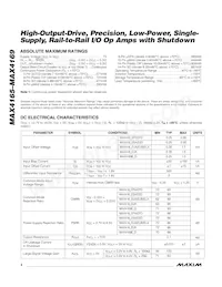 MAX4165EUK+TG077 Datasheet Page 2