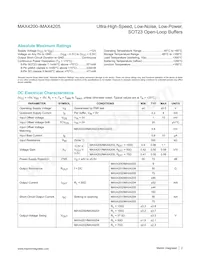 MAX4205ESA-T數據表 頁面 2