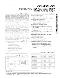 MAX4237EUT-T Datasheet Cover