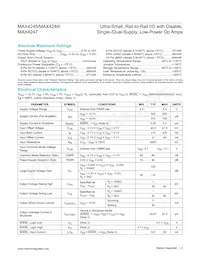 MAX4247AUB-T Datasheet Page 2