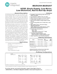 MAX4250AAUK+TG103 Datenblatt Cover