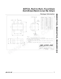 MAX4281EUK-T數據表 頁面 19