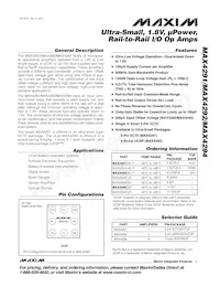 MAX4294EUD-T Datasheet Cover