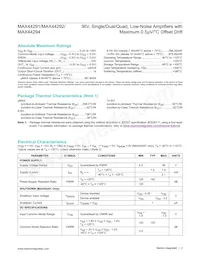 MAX44291AUA+T Datasheet Page 2