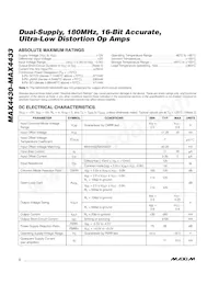 MAX4433EUA-T Datasheet Page 2