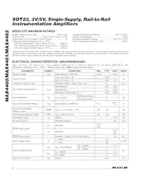 MAX4462TESA+T Datasheet Page 2