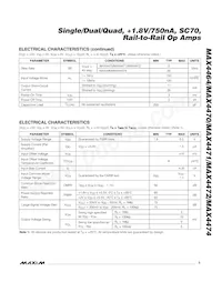 MAX4474EUA-T Datasheet Page 3