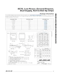 MAX4494AKA+G0N Datasheet Page 9