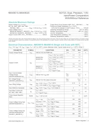 MAX9020EKA-T Datasheet Page 2