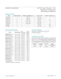 MAX9020EKA-T Datasheet Page 16