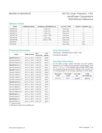 MAX9020EKA-T數據表 頁面 16
