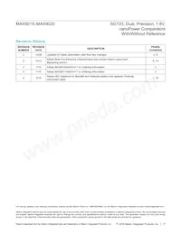 MAX9020EKA-T Datasheet Page 17