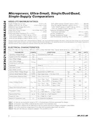 MAX9024AUD-T Datasheet Page 2