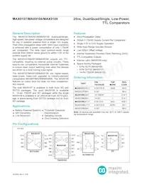 MAX9109EXT-T Datasheet Cover