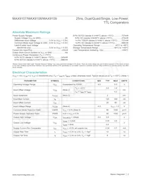MAX9109EXT-T Datasheet Page 2