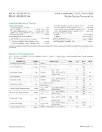 MAX9140AAXK/V+ Datasheet Page 2