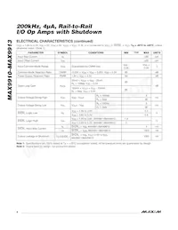 MAX9912EUA+T Datasheet Page 4