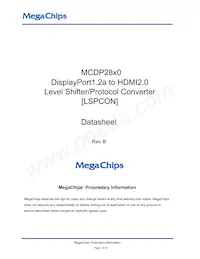 MCDP2850BC數據表 封面