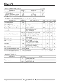 NJM2576RB1-TE1 Datasheet Page 3